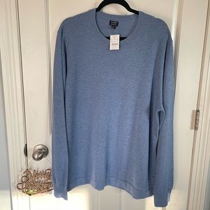 NWT Men’s J. Crew Cotton Blue Sweater